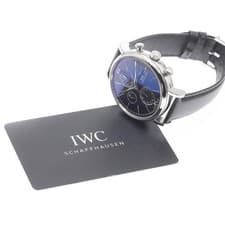 IWC SCHAFFHAUSEN PORTOFINO IW391029 42mm SS Black Dial Automatic #C377