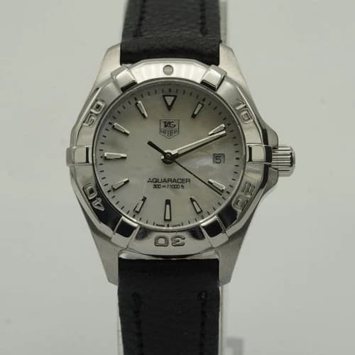 TAG HEUER AQUARACER LADY STEEL QUARTZ LADIES WATCH 27MM WAY1412