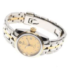 TUDOR GLAMOUR DATE 51003 26mm SS/YG Gold Dial Automatic Date #C505