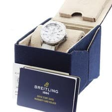 BREITLING SUPER OCEAN AUTOMATIC 36 A17377 SS Rubber White Dial #C212