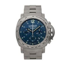 Panerai Luminor Chrono Daylight date Auto Titanium 44mm Mens Watch PAM 327