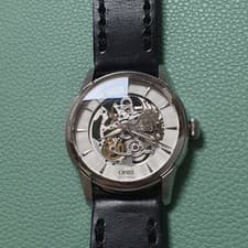 ORIS Artelier Skeleton  AUTOMATIC Men's Watch 01 734 7670 4051-07 5.209