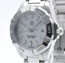▶️【N MINT】 TAG HEUER Aquaracer WAY1412 Shell Dial DateQuartz Womens Watch SWISS