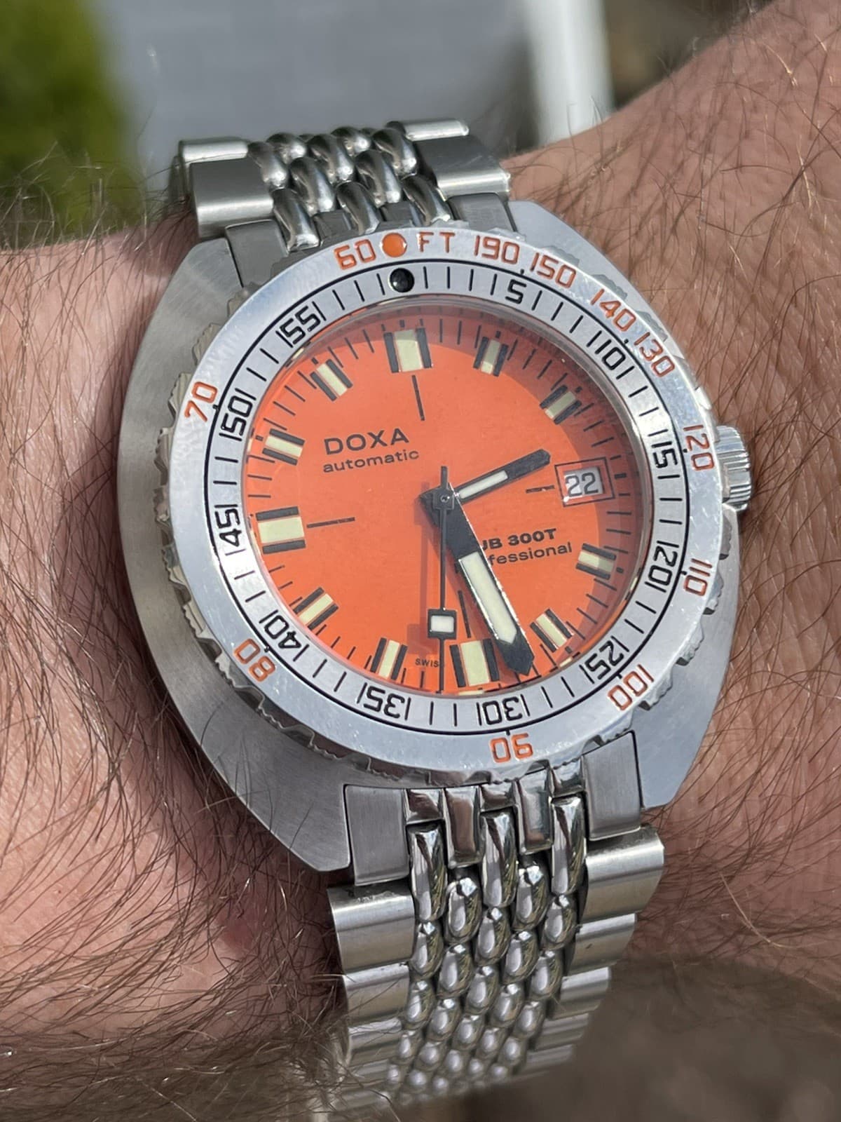 Doxa Sub 300T Professional. 821.10.351.10. 50 Years. 2019-2020. B/P’s. No HEV.