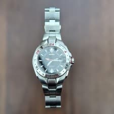 Seiko Vintage Perpetual Calendar Watch 8F56-002A Quartz Good Condition