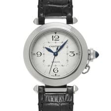 CARTIER Pasha De Cartier 35Mm WSPA0012 Silver Unisex Used Watch #41021