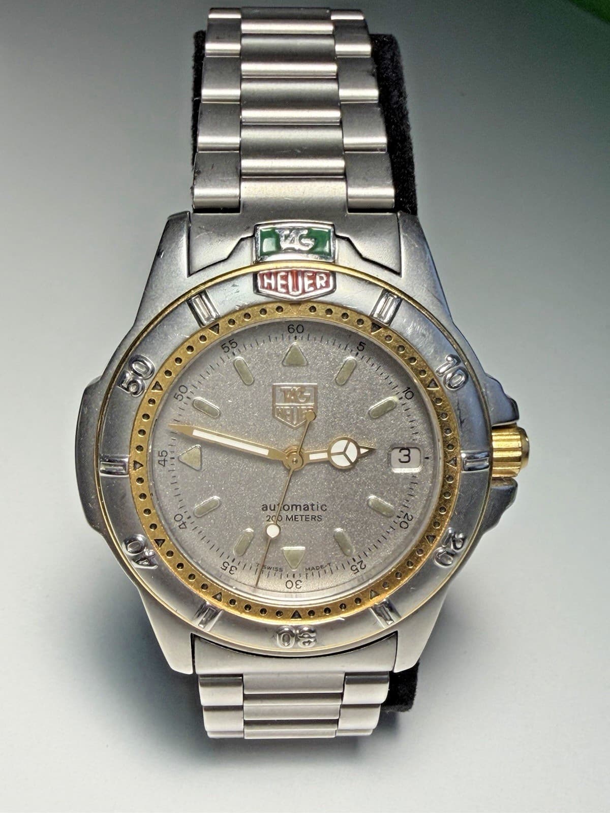 3. Tag Heuer 4000 Automatic Professional 200m Gold/Steel Divers Watch