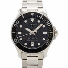 Tissot T120.210.11.051.00 Watch Quartz 36mm Black Dial Boy’s
