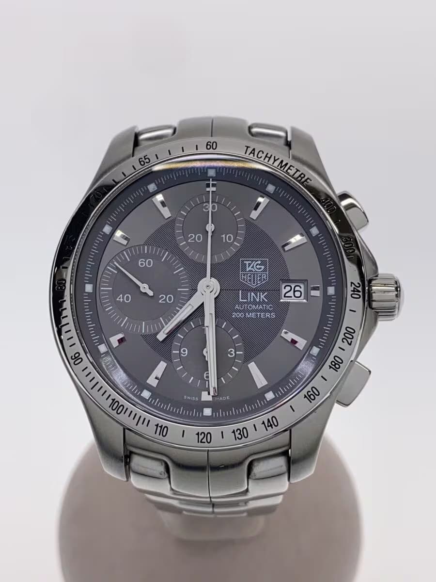 TAGHeuer Automatic Watch LINK Analog Stainless BLK 202411WOH Completed 20241124