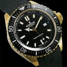 Edox SkyDiver Neptunian 80120 Automatic Diver's Watch #SU296