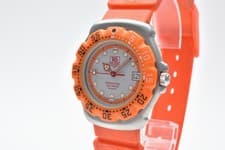 [Near Mint] Tag Heuer Formula 1 373.513 Orange/Gray Dial Men's Quartz Watch
