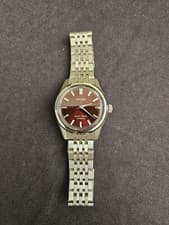 King Seiko SPB287 Burgundy Dial Automatic Watch — Full Set