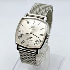 Vintage LONGINES Ultra-Chron Automatic Date Roman Dial Cushion Case Swiss Made