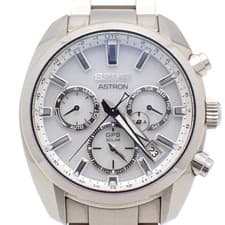 SEIKO ASTRON SBXC047 5X53-0AJ0 Solar Radio White Dial SS Men's Watch