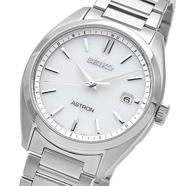 Seiko Astron SBXY029 Silver Dial Titanium Radio Solar Men Watch Made in Japan