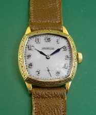 Vintage 1928 Longines 14k Gold Filled  Men's Antique Watch Caliber 12.92