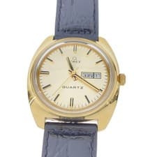 Import duty included for US buyers  TIMEX Q Marmont Quartz Watch Leather Band Bl