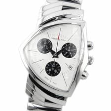 Hamilton HAMILTON Men's Watch Ventura Chrono H24432151 Quartz Used Silver