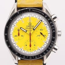 Omega Speedmaster racing Michael Schumacher AT 3510.12 Yellow-Face Tested