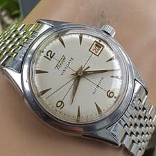 Vintage TISSOT visodate men's manual wind watch Ref:6606-2L swiss 1955