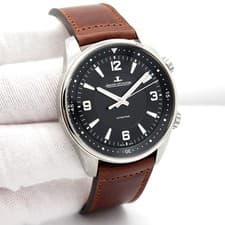 Jaeger LeCoultre Q9008471 Polaris Automatic with Black Dial on Leather