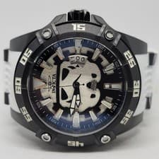 Invicta Star Wars Stormtrooper 52mm Limited Edition SW Piper Watch Used From Jap