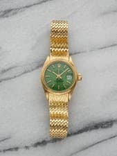 1973 Rolex Lady Datejust Stella "Green" 6904 26mm