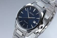 [ w/Box ] Seiko Presage SARX045 6R15-03S0 Navy Dial Date Automatic SS Mens Watch