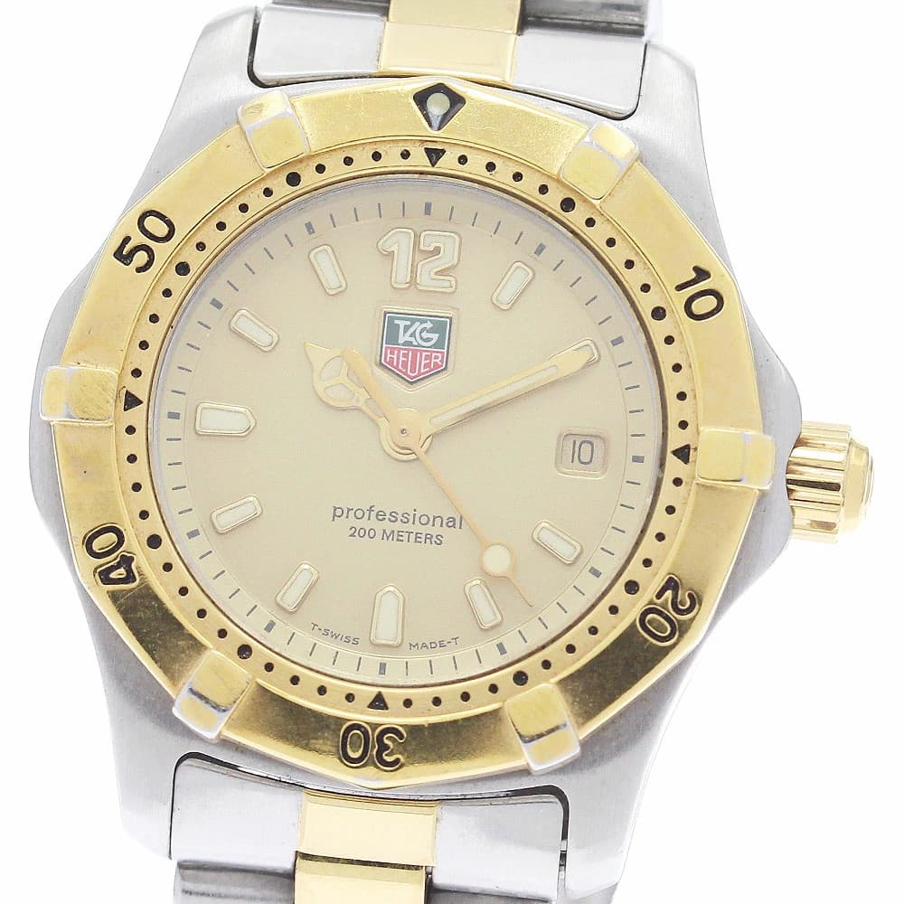 TAG HEUER WK1321 2000 Series Date Quartz Ladies _945480 Authentic From Japan