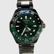 Tag Heuer Aquaracer 300M Professional 300 Gmt Hulk Green Black Bezel WBP5115.BA0