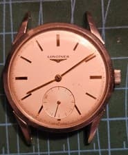 vintage Longines 1961. ref 7777-3.  unpolished.  serviced.  30L