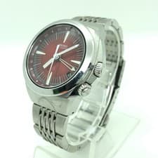 [w2350] SEIKO SUS 4S12-0010 SCFF007 Automatic All original Red dial 25J EX/VG