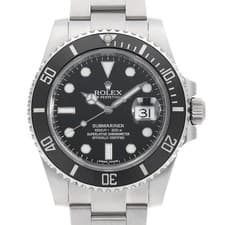 ROLEX SUBMARINER Date 116610LN black Random Number second hand mens