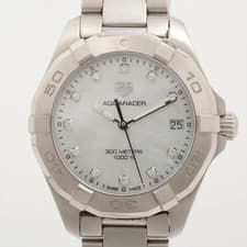 TAG Heuer Aqua Racer 300m WBD1314.BA0740 SS SS AT white shell dial 6 Extra Links