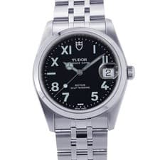 TUDOR Prince Date 34mm Stainless Steel Black Dial 74000N