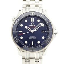 OMEGA WATCH SEAMASTER 212.30.41.20.03.001 AUTOMATIC NAVY STAINLESS STEEL MEN'S