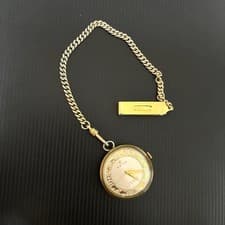 SEIKO UNIQUE 12 Constellation Pocket Watch Manual Winding Gold