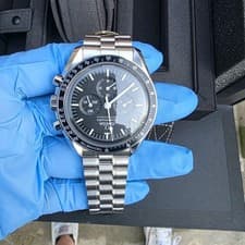 OMEGA Speedmaster Professional Chronograph 42mm Steel Black Dial Box Papers