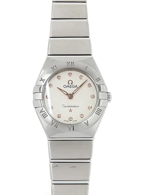Omega Constellation Manhattan Blush 12P Diamond 131 10 25 60 52 001 Ladies