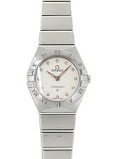 Omega Constellation Manhattan Blush 12P Diamond 131 10 25 60 52 001 Ladies