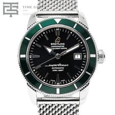 Breitling Super Ocean Heritage 42 A170B04OCA green mens Used