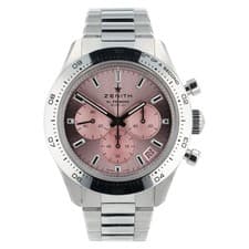 Zenith Chronomaster Sport Pink Dial Steel 41mm Automatic Mens Watch 03.3109.3600