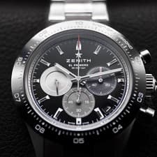Zenith Chronomaster Sport Black Dial w/ STRAP 41MM 03.3100.3600/21.M3100
