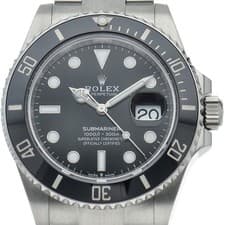 ROLEX Submariner Date Watch 126610LN Stainless Steel mensWatch black USED