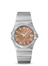 New Omega Constellation Co-axial  Chronometer Watch 38mm 123.10.38.21.10.001