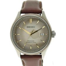 Seiko SARX135 Presage Limited 3000 Mens Automatic Watch White Brown Dial