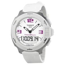Tissot T-Race Analog Digital White Rubber Unisex Watch T0814201701700