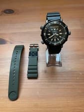 Seiko SBEQ009 Diver Watch 200m Black Used from Japan