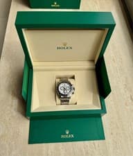 New Rolex Cosmograph Daytona 126500LN Panda White Dial Complete Set