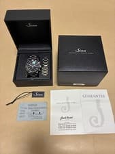 Sinn Watch 103.B.SA.AUTO Automatic Chronograph Black Dial Stainless Steel Men's